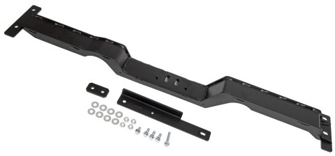Hooker LS Engine Swap Transmission Crossmembers 12644HKR-1 Crossmembers, Crossmembers, Steel, Black Powdercoated, Automatic, Buick, Chevrolet, GMC, Olds, Pontiac, Each