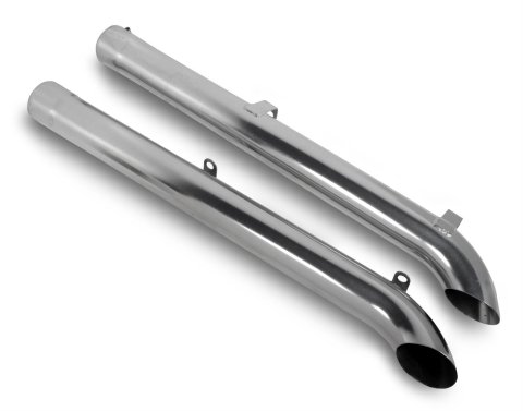 Hooker Super Competition Sidetubes 50735-1HKR Exhaust, Side Pipes, Steel, Ceramic Coated, 4 in. Inlet, 46 in. Length, Chevy, Kit