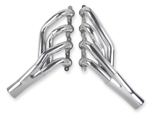 Hooker Competition Headers 2472-1HKR Headers, Competition, Mid-length, Steel, Silver Ceramic Coated, Chevy, Pontiac, Small Block LS, Pair