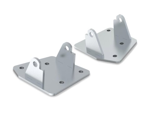 Hooker Blackheart Engine Swap Motor Mount Kits 71221003HKR Mounts, Swap, Frame Mount, Bolt-In, Steel, Zinc, Chevy, Pontiac, Small Block LS, Pair