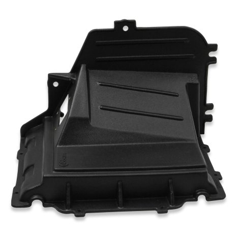 Hooker Blackheart A/C Evaporator Side Covers 71223028HKR Core Outlet Case, A/C, Polyethylene, Black, Chevy, GMC, Small Block, Each