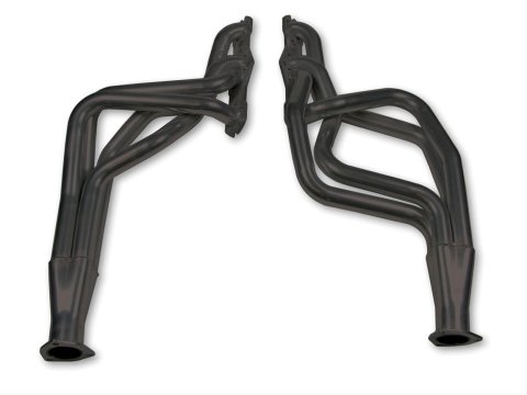 Hooker Competition Headers 3901HKR Headers, Competition, Long Tube, Steel, Painted, Pontiac, with Oldsmobile 260-403, Pair