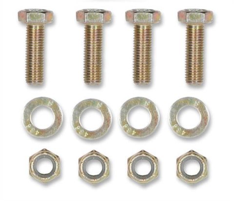 Hooker Blackheart Engine Mount Hardware Kits 71223016HKR Motor Bolts, Kits, Hex Head Bolts, Steel, Zinc Plated, Chevy, Small Block LS, Small Block Gen V, Kit