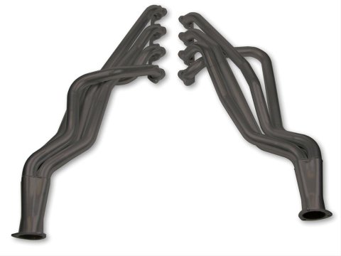 Hooker Super Competition Headers 6811HKR Headers, Competition, Long Tube, Steel, Temporary Painted, Ford, Pickup, 460, Pair