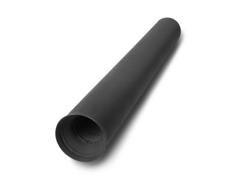 Hooker Super Competition Sidetube Slip-in Mufflers 21046HKR Mufflers, Slip-In, 2 1/2 in. Inlet/Outlet, 4 in. Diameter, Steel, Black Aluminized, Pair