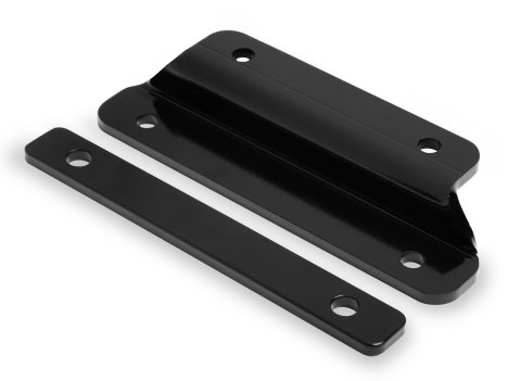 Hooker Transmission Crossmember Extension Brackets 12647HKR Bracket, Bolt-on, Steel, Black, Buick, Chevy, Olds, Pontiac, LS, T-56, Each