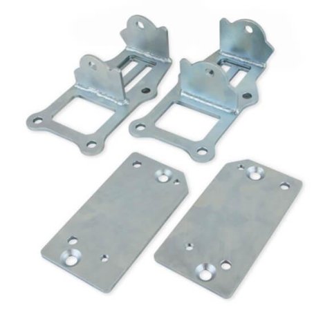 Hooker Blackheart Engine Swap Motor Mount Kits 71221012HKR Mounts, Swap, Complete Mount, Bolt-In, Steel, Zinc Plated, Chevy, Pontiac, Gen V LT, Hooker, Kit
