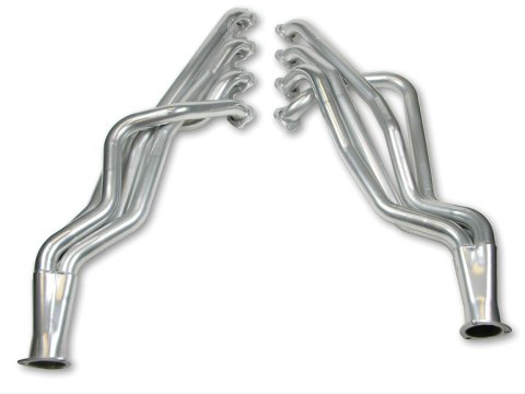 Hooker Super Competition Headers 6811-1HKR Headers, Competition, Long Tube, Steel, Ceramic Coated, Ford, Pickup, 429, 460, Pair