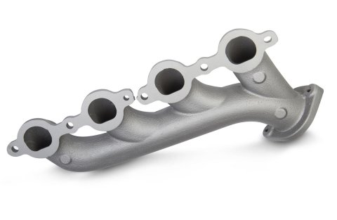 Hooker LS Cast Iron Exhaust Manifolds 8501HKR Manifolds, Iron, Natural, Engine Swap, Chevy, LS, Pair