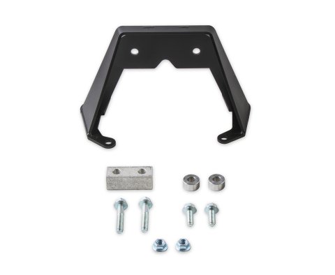 Hooker Transmission Crossmember Extension Brackets BHS528 Bracket, Bolt-on, Steel, Black, Manual, TR6060, Dodge, Each