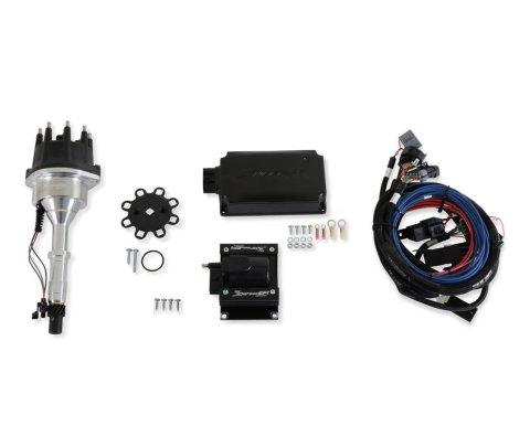 Holley Sniper EFI HyperSpark Distributor Kits 565-308K Ignition Systems, 1 EFI, HyperSpark, Ignition Box, Coil, Distributor, Wire Harness, AMC, 4.7L, 4.8L, 5.0L, 5.6L, 5.9L, 6.4L, 6.6L, Kit