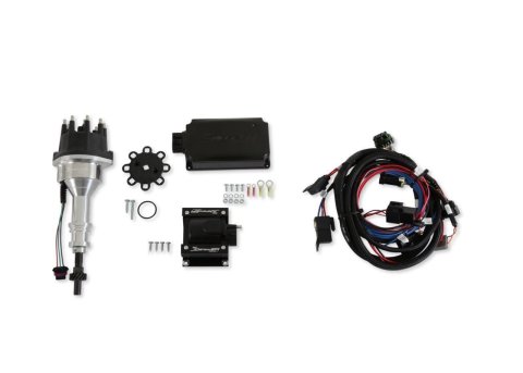 Holley Sniper EFI HyperSpark Distributor Kits 565-302K Ignition Systems, 1 EFI, HyperSpark, Ignition Box, Coil, Distributor, Wire Harness, Ford, Small Block, 351 Windsor, Kit