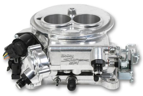 Holley Sniper EFI 2300 Two-Barrel Fuel Injection Systems 550-849 Systems, EFI, 2300, Throttle Body, Polished, Flange, Injectors, Pressure Regulator, Harness, Tuner, Kit