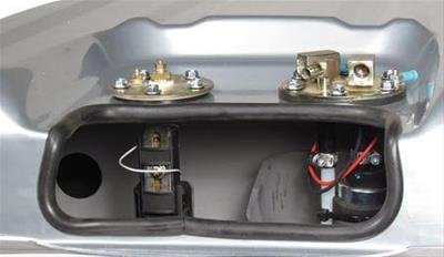 Holley Sniper EFI Conversion Fuel Tanks 19-400 Tanks, Sniper, 18 Gallon, Steel, Silver, Pump, 13.5V, 106 gph, 1/4 in. Female Thread, Sending Unit, 0-90 hm, Chevy, Pontiac, Kit