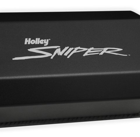Holley Sniper Fabricated Aluminum Valve Covers 890005B Covers, EFI, Fabricated, Aluminum, Short, Baffled, Black, 1.25 in. Breather Holes, Hardware, Chrysler, Dodge, Plymouth, 383-440ci, Pair