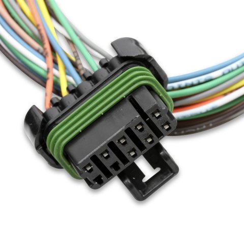 Holley Sniper EFI Input/Output Wiring Harnesses 558-491 Wire Harnesses, EFI, Harness, Throttle Body Injection, Speed Density Metered, 10-pin Male Connector, Kit
