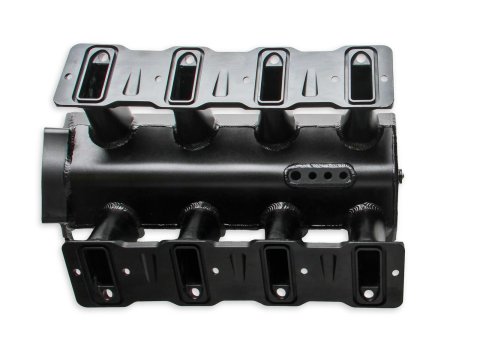 Holley Sniper EFI Fabricated Intakes 820102-1 Intake Manifolds, EFI, Fabricated, Cathedral Port, 92mm Throttle Body, 1,800-6,400 RPM, Aluminum, Black, Chevy, LS, 4.8-6.0L, Kit