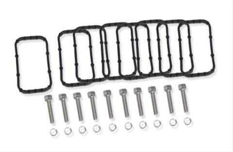 Holley Sniper Intake O-Ring and Mounting Hardware Kits 870003 Manifold Installation, EFI, O-Ring, Gaskets, Hardware, Rectangle Port, LS Manifold, Chevy, LS, 6.2L, Kit