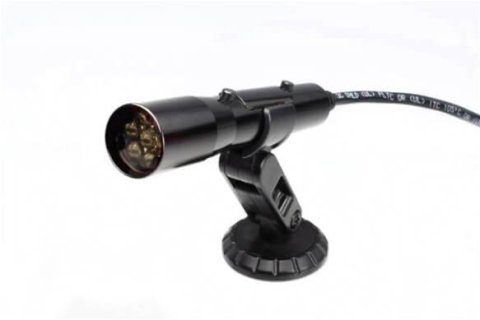 Holley Sniper Shift Lights 840003-1 lights, Sniper, Stand Alone, Adjustable, Blue LED, Smoke Lens, Black Tube, 0.75 in. OD, 4.25 in. Long, 8 ft. Cable, OBD-ll Plug, Each