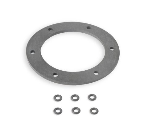 Holley Sniper Fuel Pump Hanger Gasket and O-Ring Kits 19-187 Gaskets, Sniper, Replacements, Viton Rubber, Black, 6 Hole, O-rings Included, Each