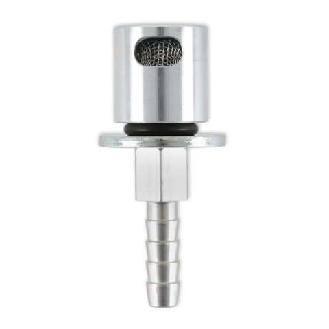 Holley Sniper EFI Remote Fuel Tank Vent Valves 19-174 Valve, Valve, Aluminum, Natural, Each