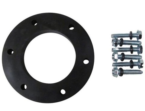 Holley Sniper Fuel Gauge Sending Unit Gasket and Screw Kits 19-170 Pump Gaskets, Sniper, Replacements, Cork, Nitrile Rubber, Black, 6 Hole, Hardware Included, Each
