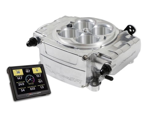 Holley Sniper 2 EFI 650 HP Base Fuel Injection Systems 550-510-3XX System, 2, Self-Tuning, Throttle body, Polished, 4150 Flange, hp Max, 800 CFM, No Pump, 3.5 in. Display, Kit