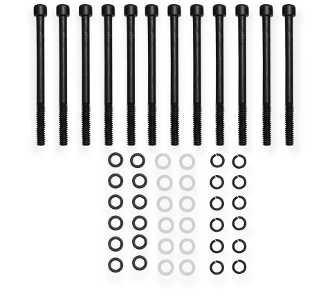 Holley Sniper Fabricated Aluminum Valve Covers 890012B Covers, EFI, Fabricated, Aluminum, Tall, Baffled, 1/4 in. Mount Rail, Black, 1.25 in. Breather Hole, Hdw, Ford, 260-351ci, Windsor, Pair