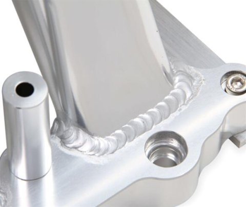 Holley Sniper EFI Fabricated Intakes 839031 Intake Manifolds, EFI, Hi-Ram, Stock Port, 90mm Throttle Body, 2,200-6,800 RPM, Aluminum, Silver, Ford, 5.0L, Modular, Each