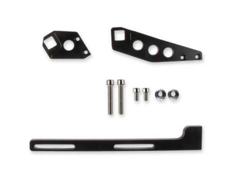 Holley Sniper EFI Cable Bracket Kits 870017 Brackets, EFI, Throttle Mount, Intake Manifold, Aluminum, Black, for EFI, Fabricated, with Hardware, Chevy, LS, 5.7L, 6.0L, Kit