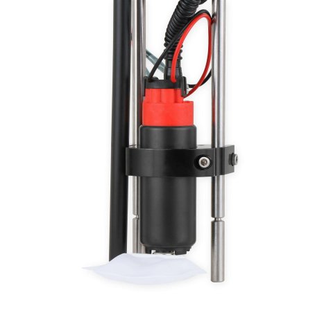 Holley Sniper Fuel Cell EFI Pump Modules 19-380 Pumps, Sniper, In-tank, Cell, EFI, 12V, 90 gph, 80 psi, -6AN Male Thread End, Return Style, 12-bolt Fill, E85 Compatible, with Bracket, Each