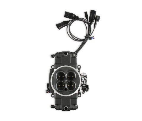 Holley Sniper EFI Stealth 4150 Fuel Injection Systems 550-871 Systems, EFI, 4150, 650 HP Max, Throttle Body, Black, Flange, Injectors, Wiring Harness, Tuner, Kit