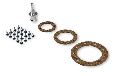 Holley Sniper EFI Fuel Tank Systems 19-182 Tanks, Sniper, 18 Gallon, Steel, Silver, Pump, 13.5V, 67 gph, 1/4 in. Female Thread, Sending Unit, 0-90 ohm, Chevy, Corvette, Kit