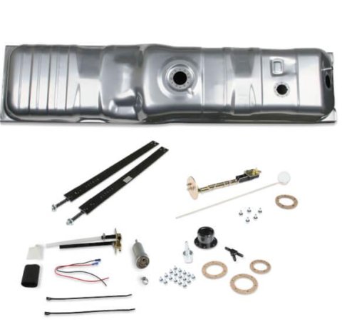 Holley Sniper EFI Fuel Tank Systems 19-457 Tanks, Sniper, 16 Gallon, Steel, Silver, Pump, 13.5V, 106 gph, 1/4 in. Female Thread, Sending Unit, 0-90 ohm, Chevy, Truck, Kit