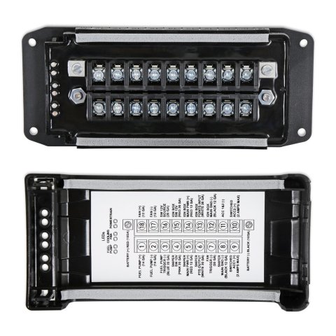 Holley Sniper 2 EFI Power Distribution Modules 554-200 Modules, EFI, Distribution, Plastic Case, Black, LED Status, 3 Relay Channels, 15 amp Powertrain, 25 amp Fuel Pump, 25 amp Fan, Each