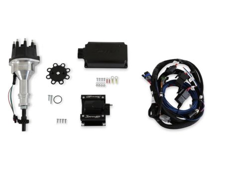 Holley Sniper EFI HyperSpark Distributor Kits 565-303K Ignition Systems, 1 EFI, HyperSpark, Ignition Box, Coil, Distributor, Wire Harness, Ford, 351 Cleveland, Big Block 385 Series, Kit