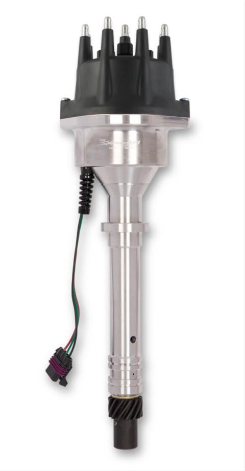 Holley Sniper EFI HyperSpark Distributors 565-306 Distributors, EFI, HyperSpark, HEI Cap, Hall Effect, Billet Housing, Polished, Ignition Module, Chrysler, Dodge, Plymouth, Big Block, RB, Each