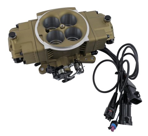 Holley Sniper EFI Stealth 4150 Fuel Injection Systems 550-872 Systems, EFI, 4150, 650 HP Max, Throttle Body, Gold, Flange, Injectors, Wiring Harness, Tuner, Kit