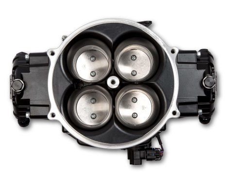 Holley Sniper EFI Stealth 4500 Fuel Injection Systems 550-842 Systems, EFI, 4500, Throttle Body, Black, Flange, 1440 cfm, Injectors, Harness, Tuner, Kit