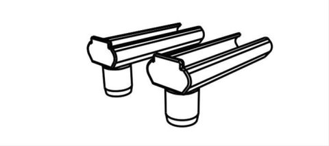BAK Tonneau Cover Replacement Parts PARTS-356A0011 Part, Drain Cap, Pair