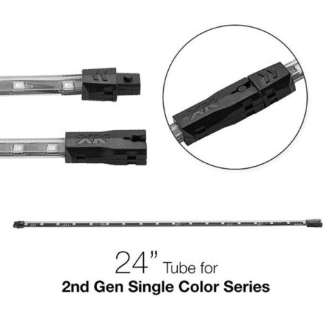 XK Glow LED Strips XK-2P-T-24-P PINK - 2nd Gen Single Color 24in Tube Single Color