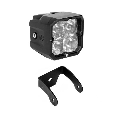 XK Glow C3 Cube Lights XK065001-FL XKchrome 20w LED Light with RGB Accent Light - Flood Beam
