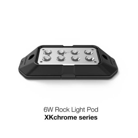 XK Glow XKchrome Rock Light Kits XK-ROCK 6W Low Profile Ultra Bright Pod