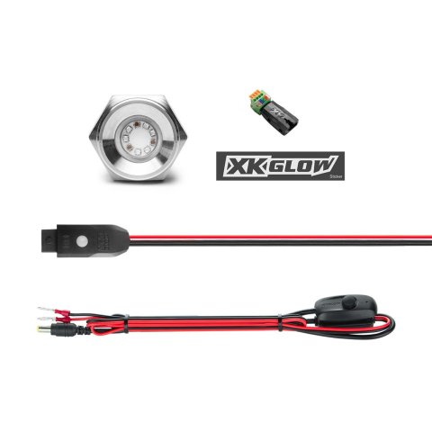 XK Glow LED Accent Lights XK075003-KIT 1PC 13W RGB DRAIN PLUG LIGHT KIT FOR BOAT