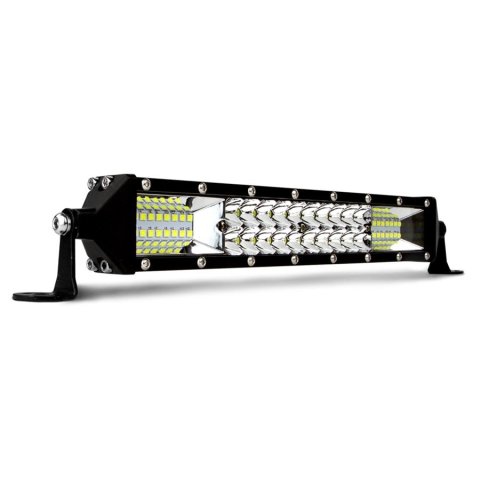 XK Glow Razor 2,700 Lumens 10 Inch LED Light Bar XK063010 Auxiliary Light, 2-in-1 Bar, Spot/Flood Style, LED, White/Green, Rectangular, Clear Lens, 12-24 V, Black Housing, in. Length, Each