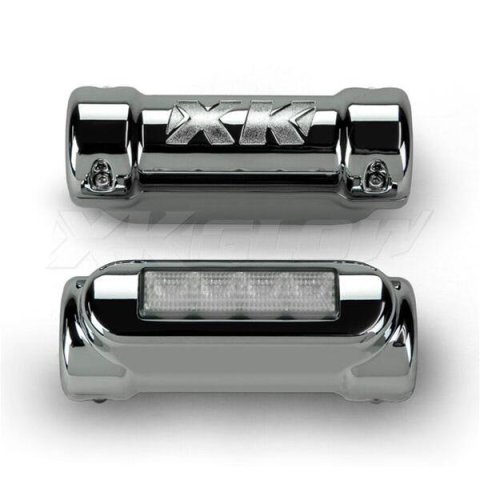 XK Glow Highway Bar Switchback Driving Lights XK034014-B Auxiliary Lights, Lights, Driving/Turn Signal Style, LED, White/Amber, Rectangular, Clear Lens, Black Housing, Pair
