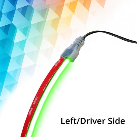 XK Glow LED Accent Lights MX-BG-80-L XKmax Atomix Flexible Body Gap Strip 80in Left