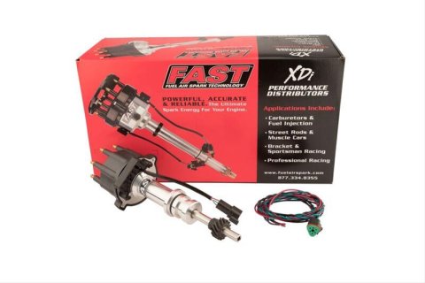 FAST XDi Sportsman Distributors 1000-1611 Distributor, Sportsman, Billet, Hall Effect Trigger, Locked Advance, Small Cap, Ford, 289/302, Each