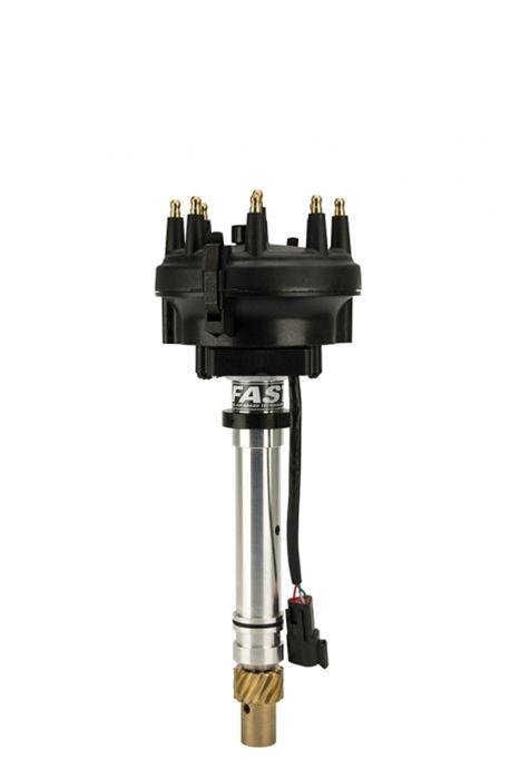 FAST XDi Race Cam Sync Distributors 304012 Distributor, Sync, Billet, Hall Effect Trigger, Locked Advance, Small Cap, Mopar, Big Block B, Each