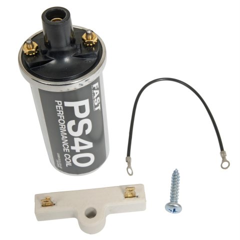 FAST PS40 Ignition Coils 730-0040 Coil, PS40, Canister, Round, Oil Filled, Nickel Plated, Each
